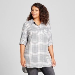 🔥 MOVING SALE Ava & Viv flannel top